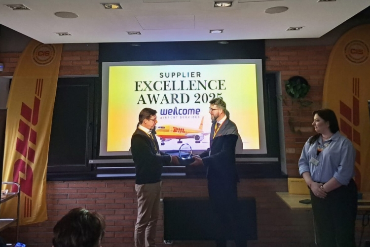 WELCOME z nagrodą „Supplier Excellence Award 2025” od DHL Express