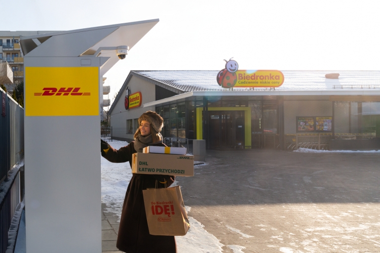 DHL ma już 2000 automat&oacute;w DHL BOX 24/7 przy Biedronkach