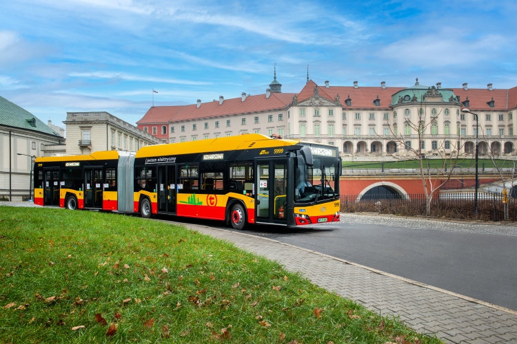 50 nowych autobusów elektrycznych Solaris dla MZA Warszawa