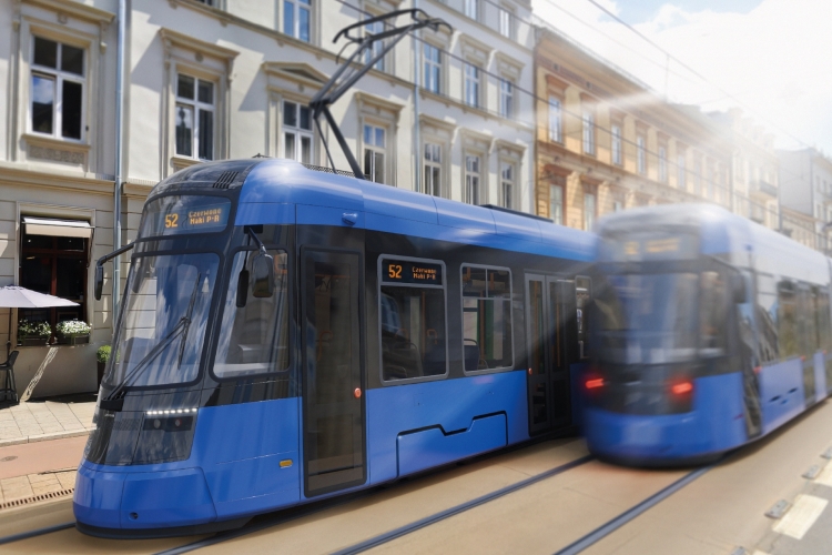 Kraków inwestuje w nowoczesne dwukierunkowe tramwaje