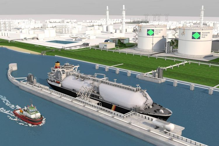 Budowa pierwszego lądowego terminala LNG  w Niemczech rozpoczęta