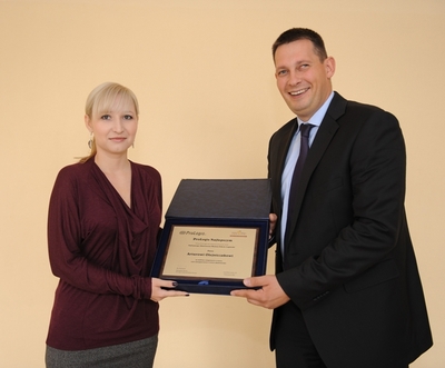 Artur Olejniczak najlepszym absolwentem WSL!