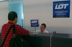 Centra transferowe LOT na Lotnisku Chopina