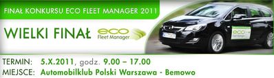 Finał Ogólnopolskiego Konkursu "ECO FLEET MANAGER 2011"