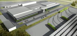 Budowa zajezdni na poznańskim Franowie