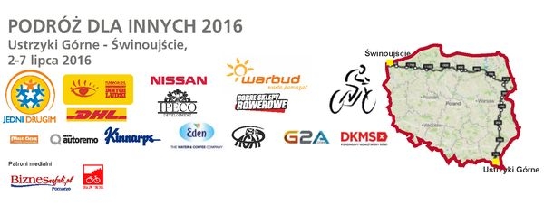 Kręcą kilometry w ramach akcji Podróż dla innych