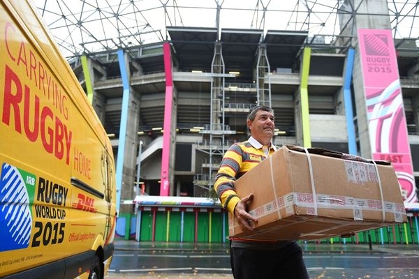DHL oficjalnym partnerem logistycznym Rugby World Cup 2019