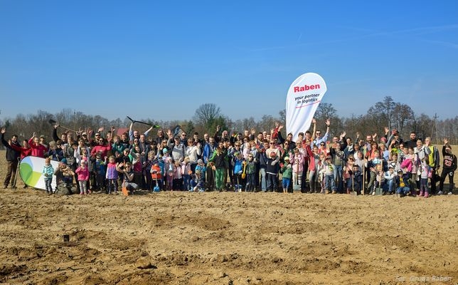 Ekipa Raben sadzi las