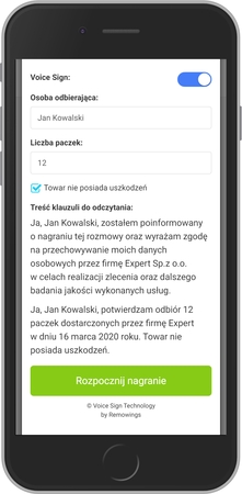 Usługa Voice Sign na służbie w walce z koronawirusem
