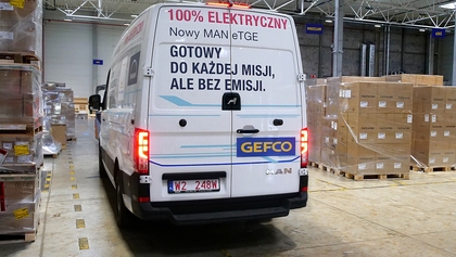 MAN eTGE na testach GEFCO