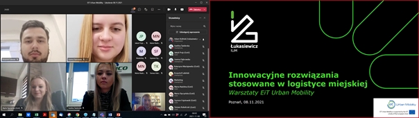 Innowacyjne rozwiązania w logistyce miejskiej - warsztaty EiT Urban Mobility