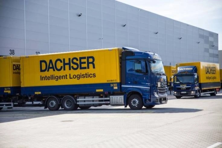 Manewry robotów w terminalu DACHSER