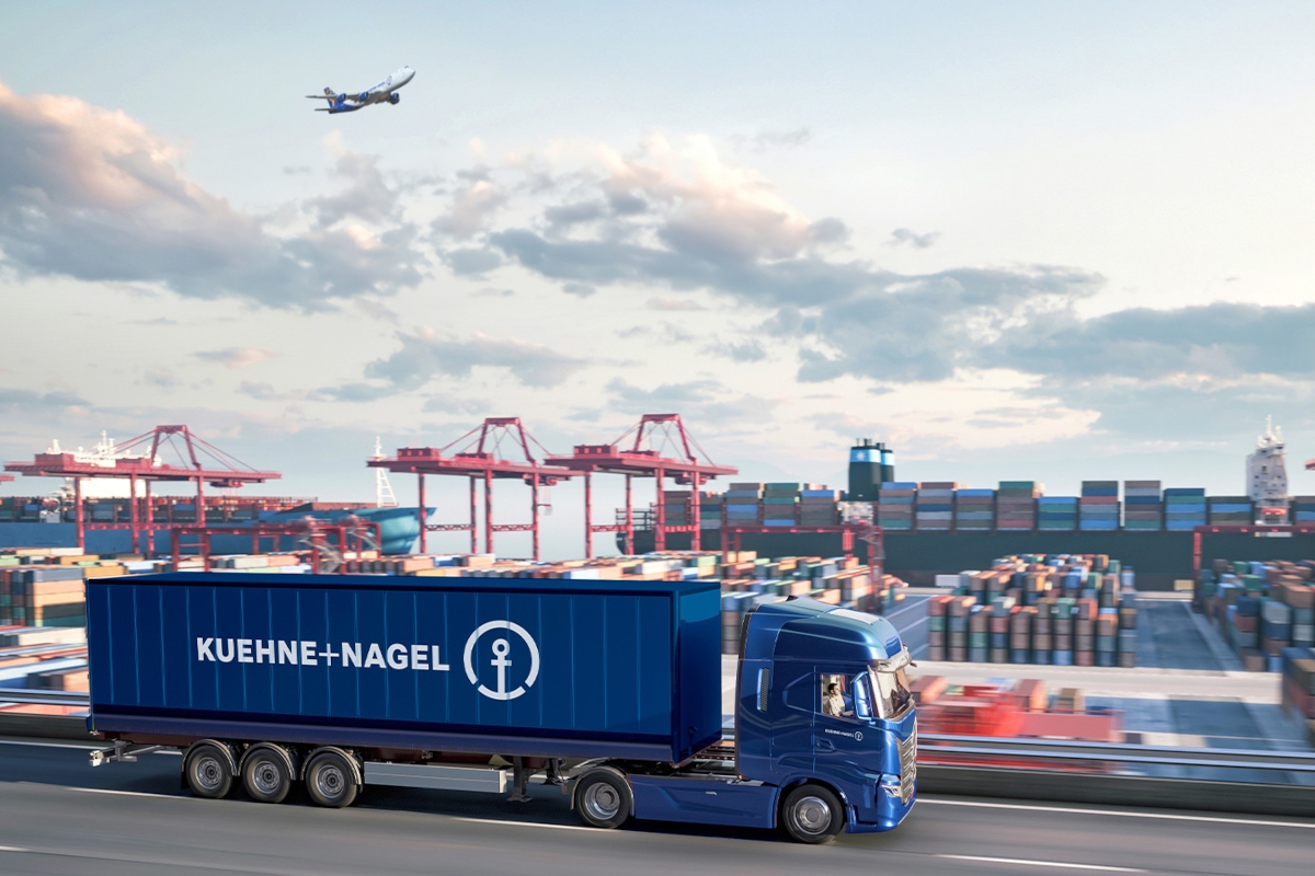 Kuehne+Nagel zwiększa udział w rynku w segmentach logistyki morskiej i lotniczej