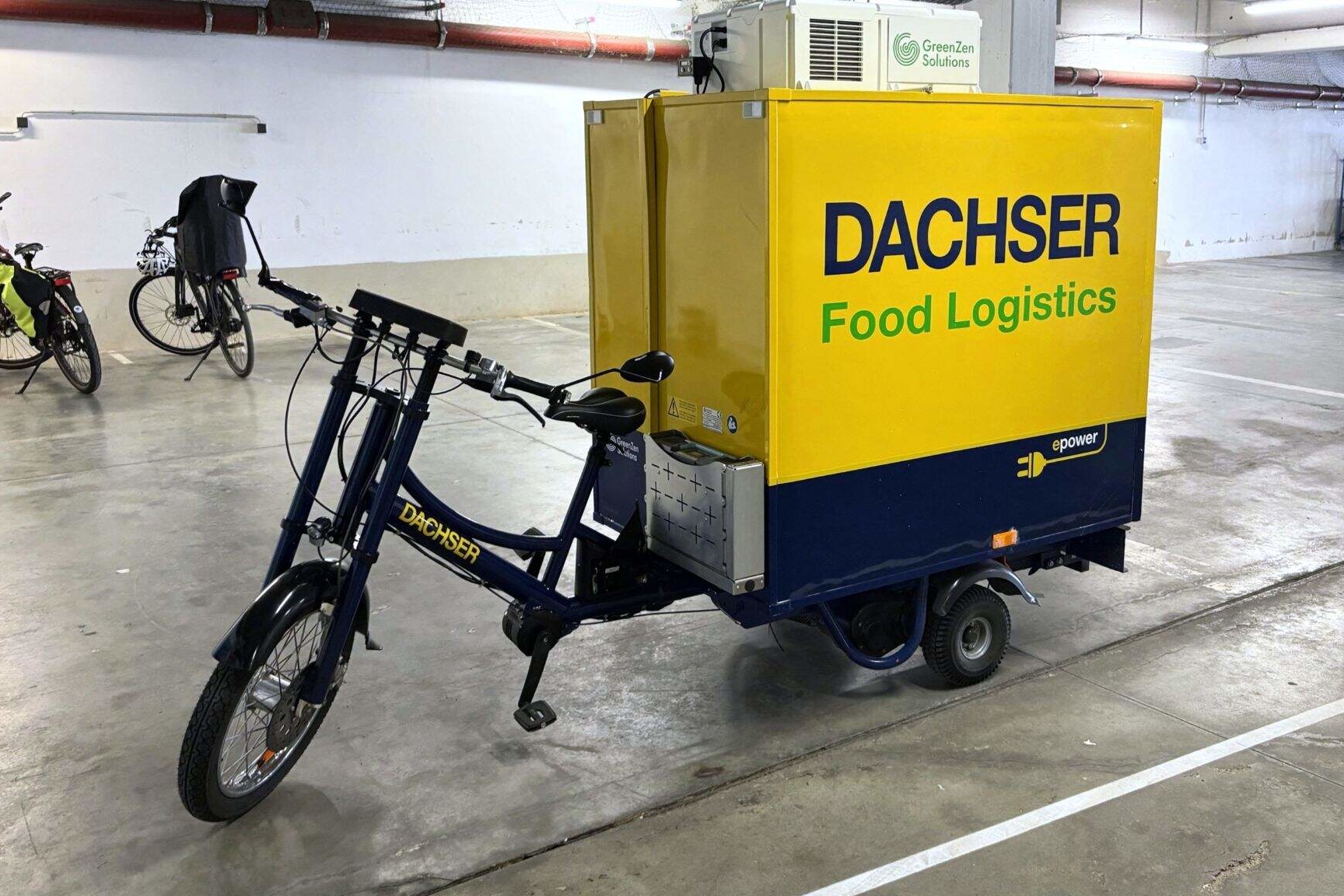 DACHSER testuje dostawy żywności rowerami cargo w warunkach chłodniczych