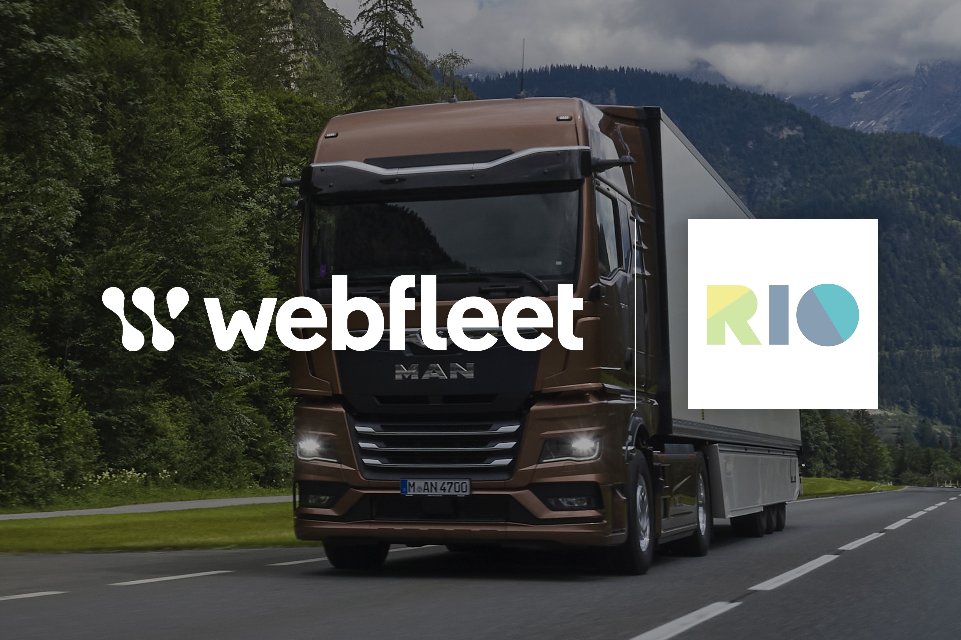 Webfleet i RIO zapewniają bezproblemową łączność ciężarówek MAN