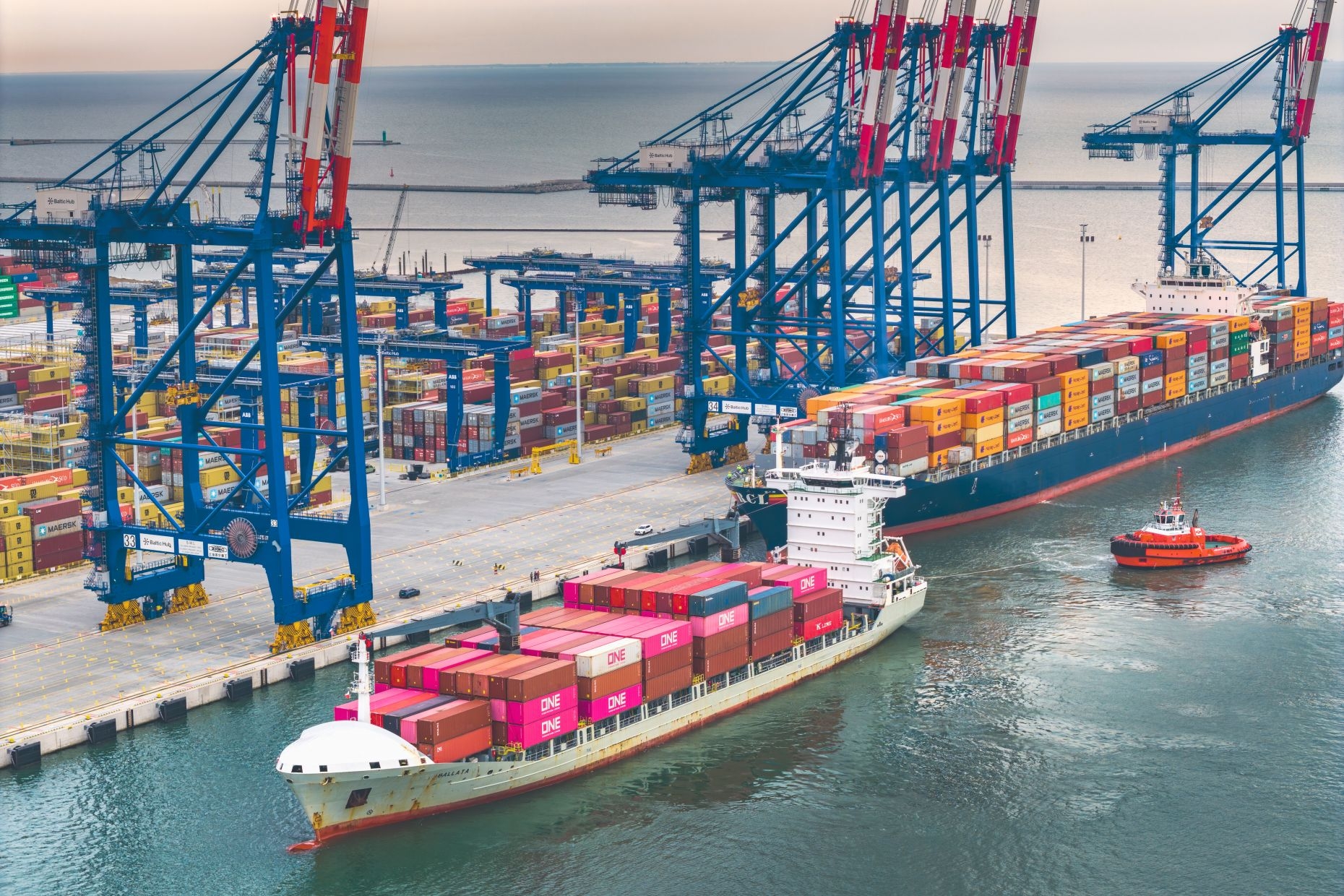 Nowy serwis PLS Ocean Network Express w Baltic Hub