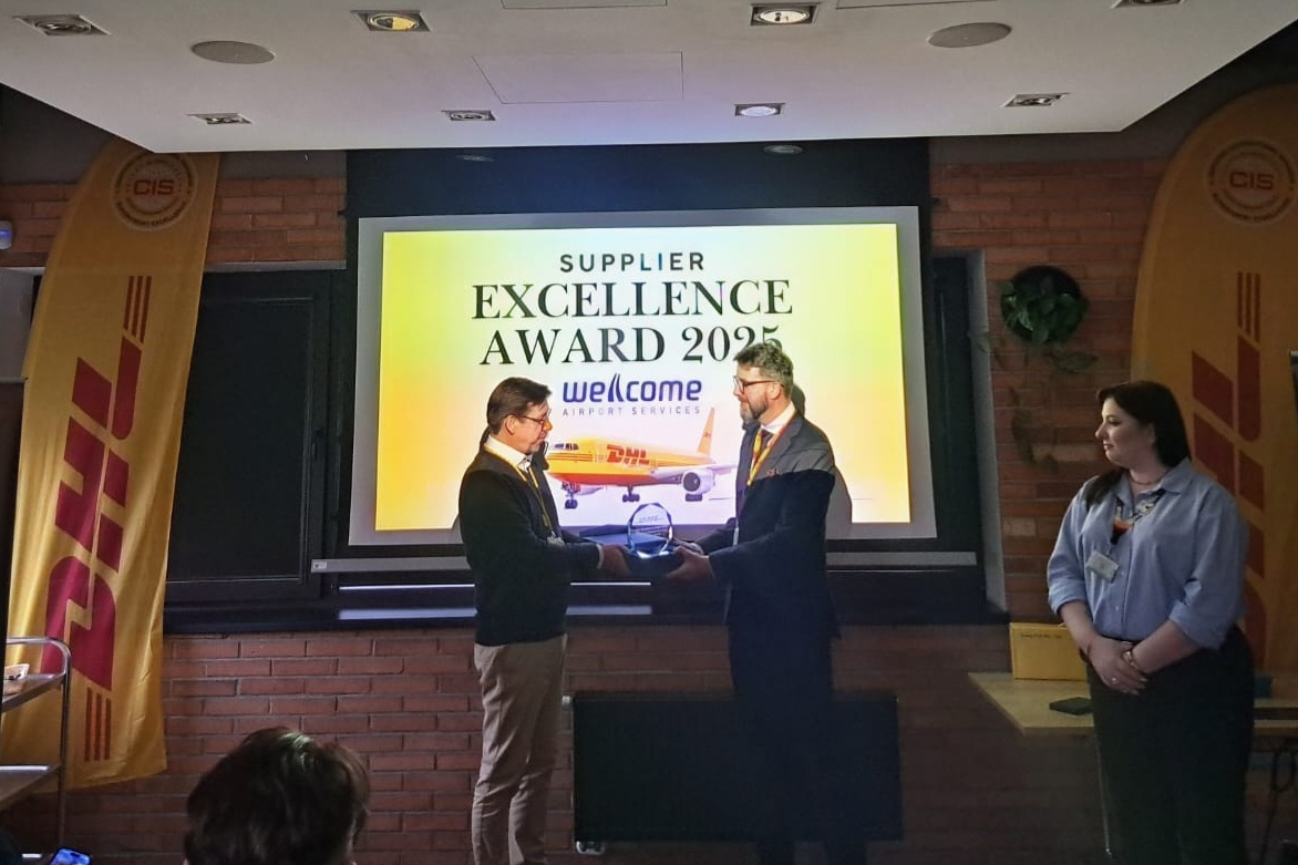 WELCOME z nagrodą „Supplier Excellence Award 2025” od DHL Express
