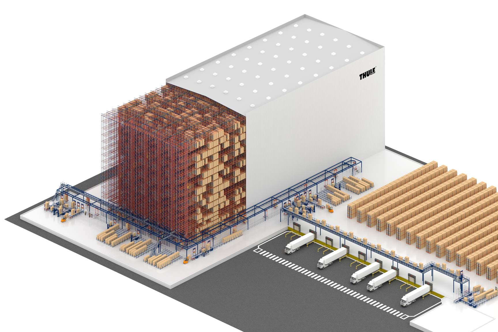 Thule centralizuje swoją dystrybucję w Europie, otwierając zautomatyzowany magazyn w Polsce