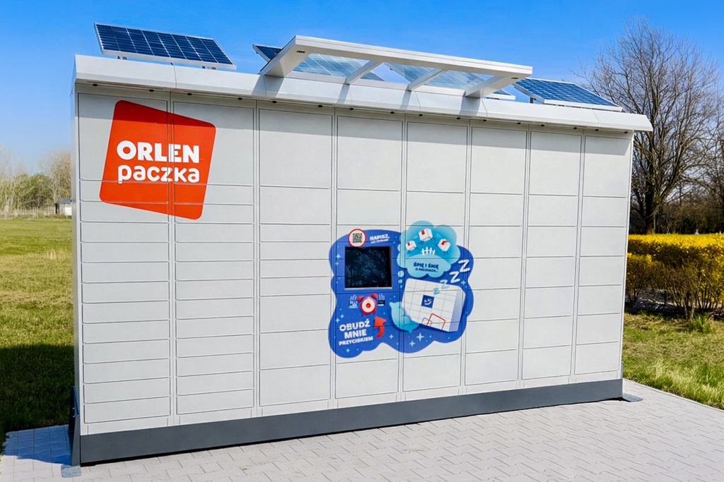 Automaty ORLEN Paczki zasilane energią słoneczną