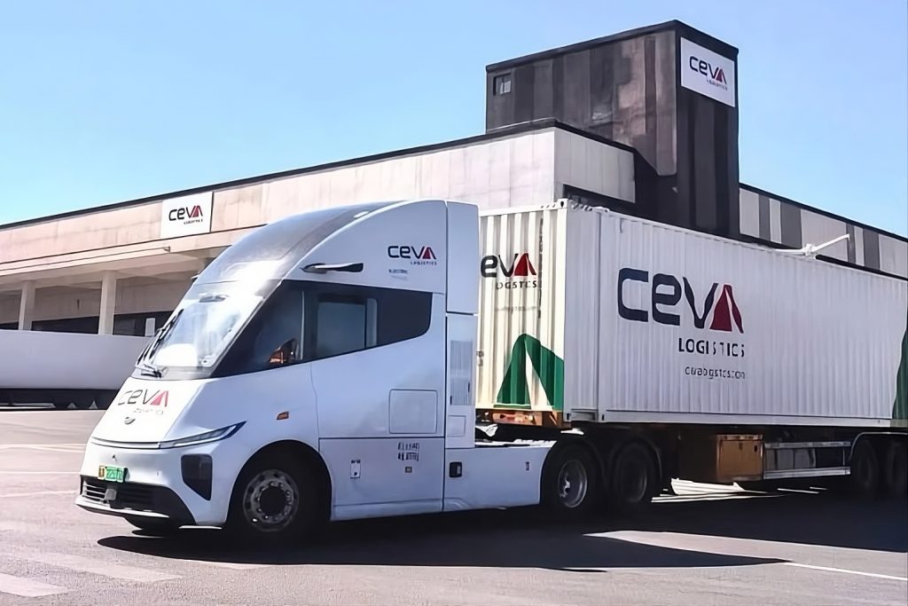 Test elektrycznej ciężarówki na trasie Chiny – Kazachstan