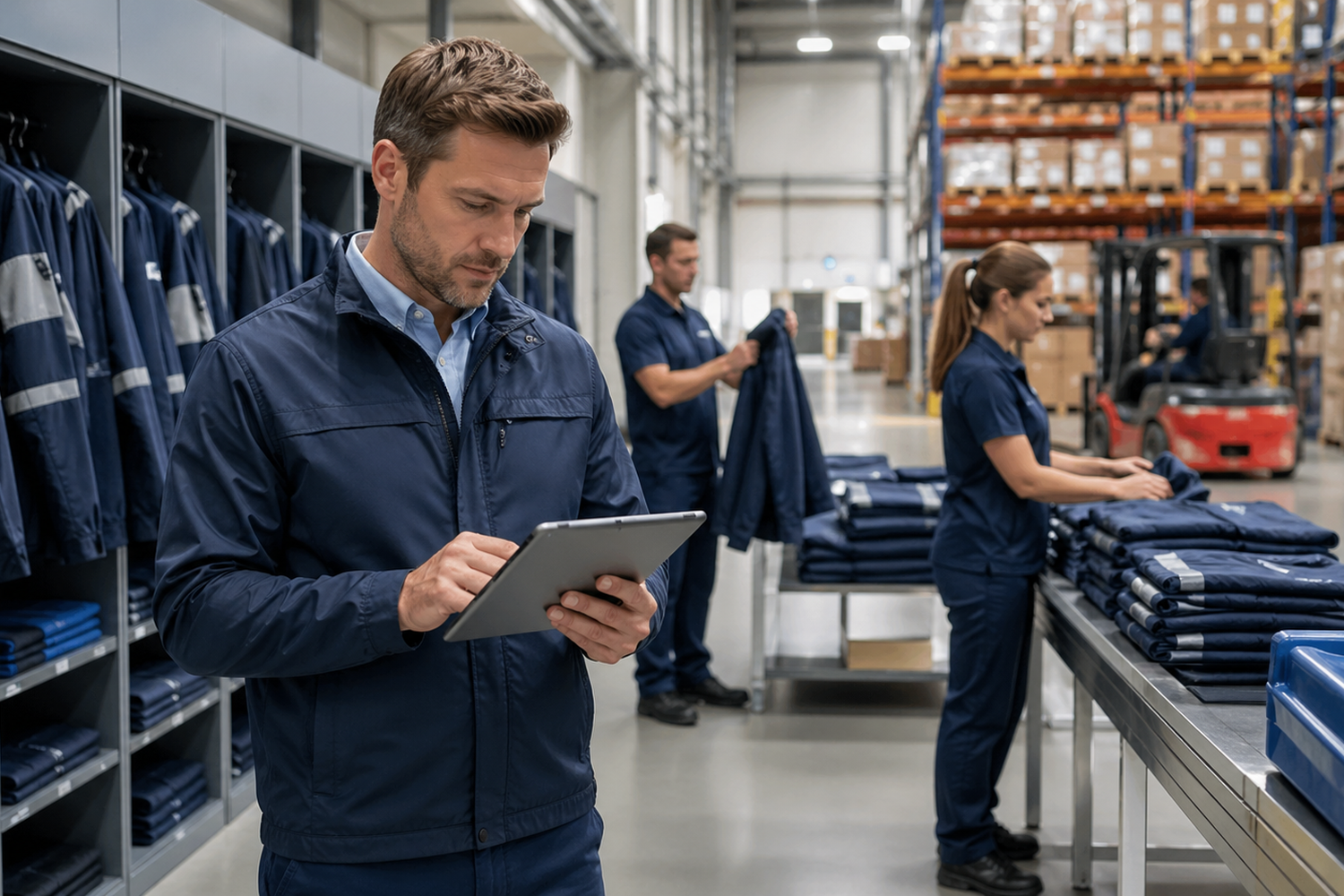 Jak firmy logistyczne ograniczają chaos operacyjny dzięki nowoczesnemu zarządzaniu odzieżą roboczą