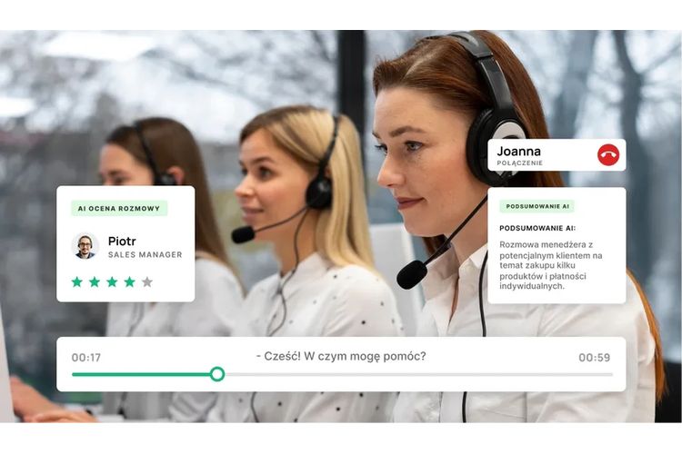 Wirtualne centrum obsługi telefonicznej z funkcją nagrywania rozmów: kontrola i szkolenie personelu