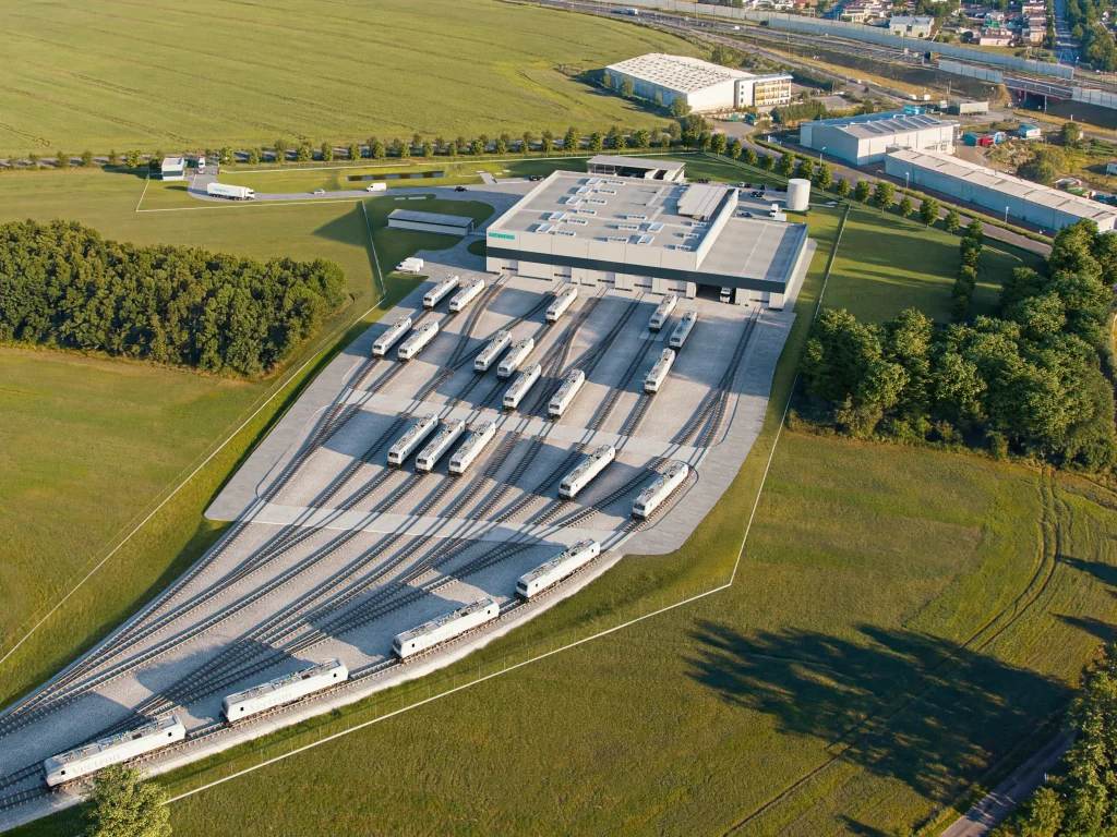 Siemens Mobility zbuduje pod Poznaniem Centrum Serwisowe dla lokomotyw